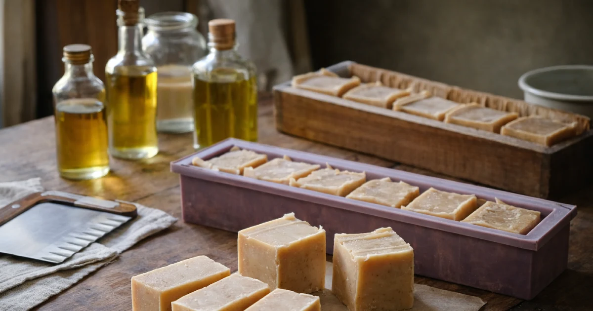 proceso de elaboración de jabones artesanales