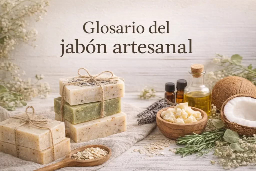  Ingredientes naturales utilizados en la elaboración de jabones artesanales.
